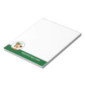 ヨギベア笑顔ポートレート ノートパッド (回転)