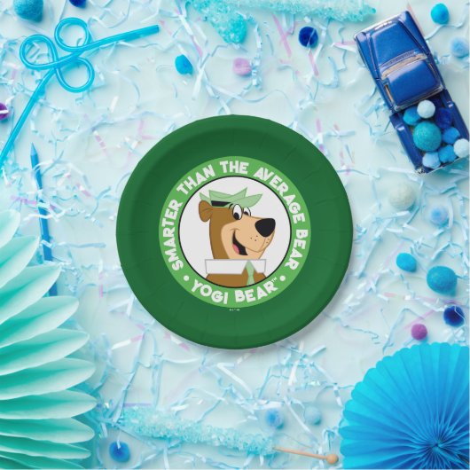 ヨギベア笑顔ポートレート ペーパープレート (パーティー)
