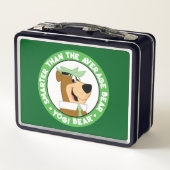 ヨギベア笑顔ポートレート メタルランチボックス (裏面)