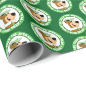 ヨギベア笑顔ポートレート ラッピングペーパー (ロールコーナー)