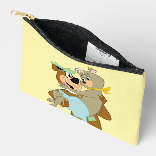 ヨギベア運ズシンディーベア アクセサリーポーチ (見開き)