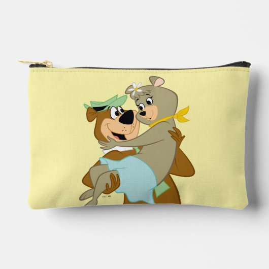 ヨギベア運ズシンディーベア アクセサリーポーチ (正面)