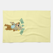ヨギベア運ズシンディーベア キッチンタオル (横)