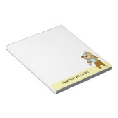 ヨギベア運ズシンディーベア ノートパッド (アングル)