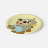 ヨギベア運ズシンディーベア ペーパープレート (アングル)