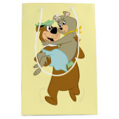 ヨギベア運ズシンディーベア ミディアムペーパーバッグ (正面)