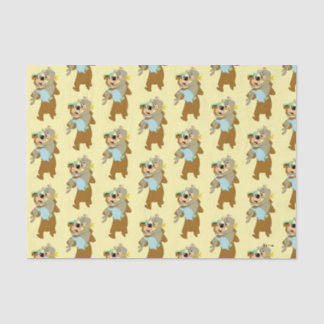 ヨギベア運ズシンディーベア 薄葉紙