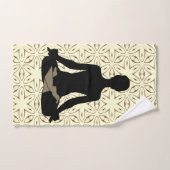 ヨギロータスポーズ バスタオルセット (ハンドタオル)