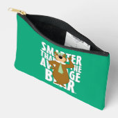 ヨギ頭が切れるは平均熊より アクセサリーポーチ (見開き)