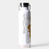 ヨギ頭が切れるは平均熊より ウォーターボトル (正面)