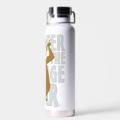 ヨギ頭が切れるは平均熊より ウォーターボトル (背面)