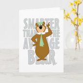 ヨギ頭が切れるは平均熊より カード (黄色い花)