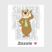 ヨギ頭が切れるは平均熊より シール (シート)