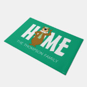 ヨギ頭が切れるは平均熊より ドアマット (アングル)