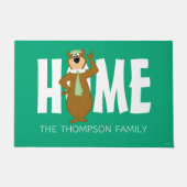 ヨギ頭が切れるは平均熊より ドアマット (正面)