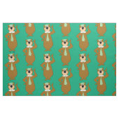 ヨギ頭が切れるは平均熊より ファブリック (ファットクウォーター)