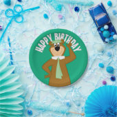 ヨギ頭が切れるは平均熊より ペーパープレート (パーティー)