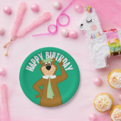 ヨギ頭が切れるは平均熊より ペーパープレート (パーティー)