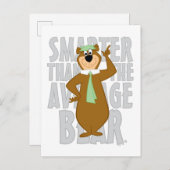 ヨギ頭が切れるは平均熊より ポストカード (正面/裏面)