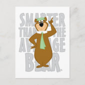 ヨギ頭が切れるは平均熊より ポストカード (正面)