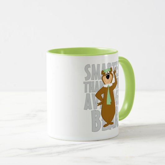 ヨギ頭が切れるは平均熊より マグカップ (正面右)