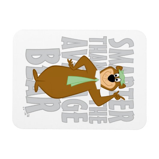 ヨギ頭が切れるは平均熊より マグネット (横)