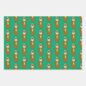 ヨギ頭が切れるは平均熊より ラッピングペーパーシート (正面2)