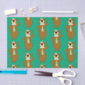 ヨギ頭が切れるは平均熊より 薄葉紙 (クラフト)