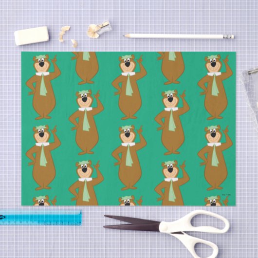 ヨギ頭が切れるは平均熊より 薄葉紙 (クラフト)