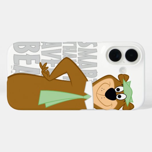 ヨギ頭が切れるは平均熊より Case-Mate iPhoneケース (裏面 (横))