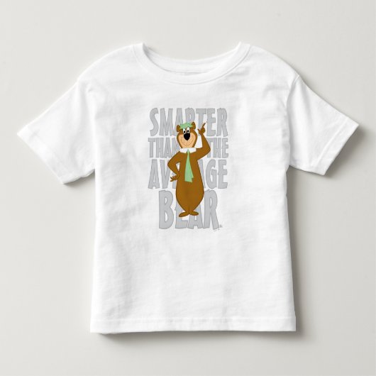 ヨギ・ベア「平均的なクマより賢い」 トドラーTシャツ (正面)
