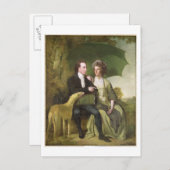 ヨクホール・ロッジの牧師とミセス・トーマス・ジズボーン ポストカード (正面/裏面)