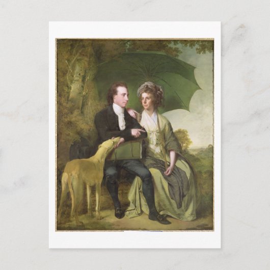 ヨクホール・ロッジの牧師とミセス・トーマス・ジズボーン ポストカード (正面)