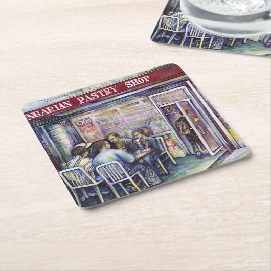 ヨクンド スクエアペーパーコースター (アングル)