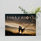 ヨサクリオストゲリックキリスト 箔シーズンカード (立ち正面)