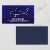 ヨシキリザメのおりの飛び込みのカスタマイズ可能な名刺 名刺 (正面/裏面)