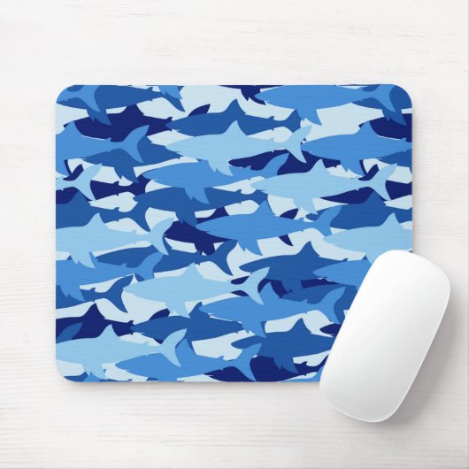 ヨシキリザメパターン マウスパッド (マウス)