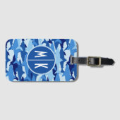 ヨシキリザメパターン|モノグラム ラゲッジタグ (正面横)