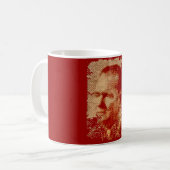 ヨシップ・ブロズ・チトーの古い写真 コーヒーマグカップ (正面左)