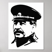 ヨシフ・スターリン, ソ連, CCCP, ソビエト連邦, 共産主義 箔ポスター (正面)