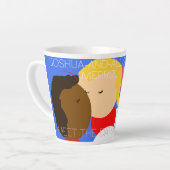 ヨシュアとアリストン カフェラテマグ (左アングル)