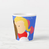 ヨシュアとアリストン カフェラテマグ (正面)