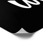 ヨシュア記24章15節 私は主に従います 聖書の言葉 ポスター (角)