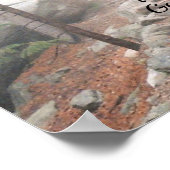 ヨシュア1:9あなたの神なる主はあなた方と共にある… ポスター (角)