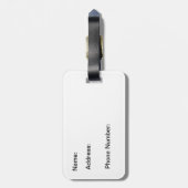 ヨシュア1:9あなたの神なる主はあなた方と共にある… ラゲッジタグ (裏面縦)