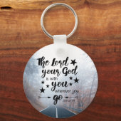 ヨシュア1:9主はあなた方と共にあり キーホルダー (正面)