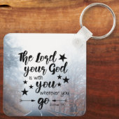 ヨシュア1:9主はあなた方と共にあり キーホルダー (裏面)