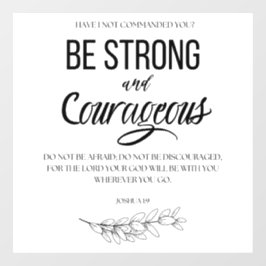 ヨシュア1:9強く勇敢なクリスチャンになれ ウィンドウサイン