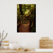 ヨシュア1:9恐れてはいけない ポスター (キッチン)