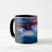 ヨシュア1:9滝 マグカップ (正面左)